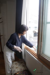 換気窓の清掃１